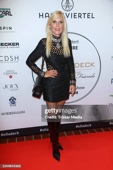 Marion Fedder attends the Ella Deck couture 20th anniversary show at ...