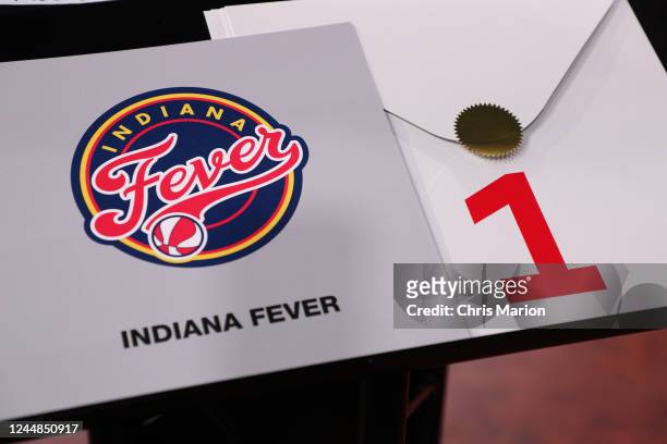 The Indiana Fever win the 2023 WNBA Draft Lottery pick on November 11, 2022 at ESPN in Bristol, Connecticut. NOTE TO USER: User expressly...
