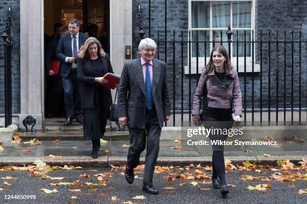 Secretary of State for Work and Pensions Mel Stride , Lord President of the Council, and Leader of the House of Commons Penny Mordaunt , Minister of...