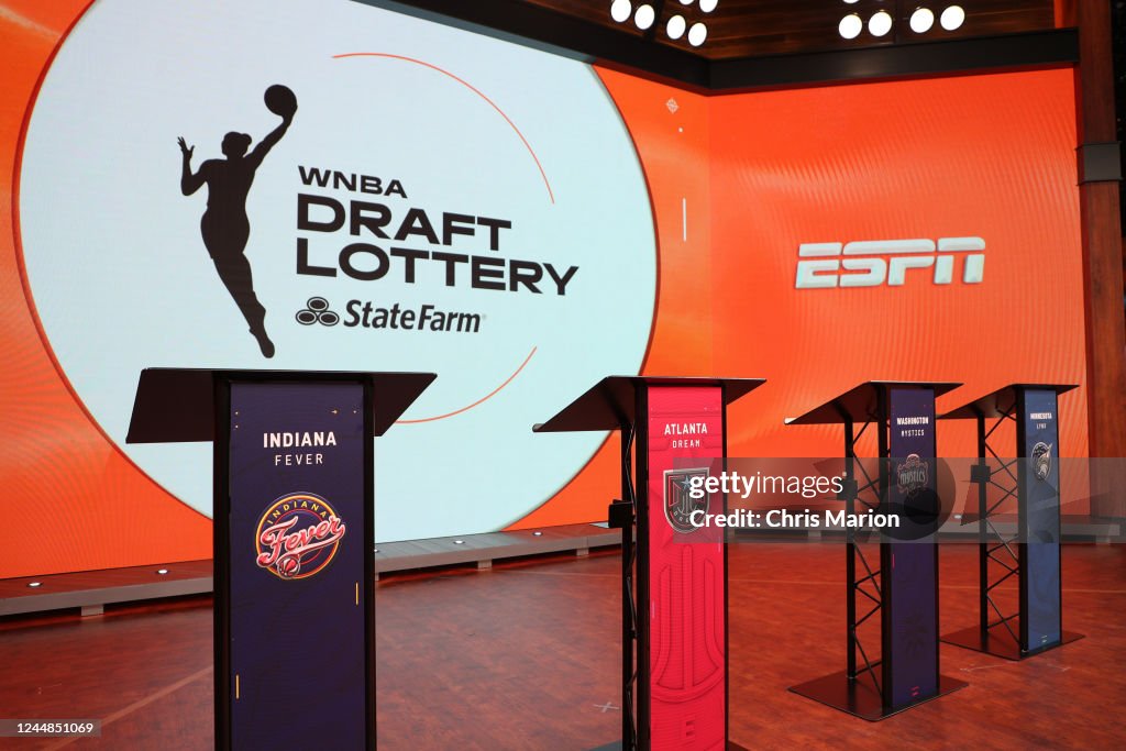 The 2023 WNBA Draft Lottery on November 11, 2022 at ESPN in Bristol