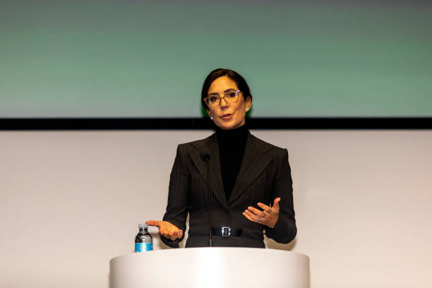 DNK: Crown Princess Mary Of Denmark Attends WWF Conference In Copenhagen