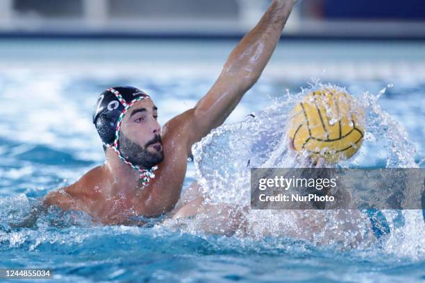 Francesco Di Fulvio during the Waterpolo Italian Serie A match Distretti Ecologici Nuoto Roma vs Pro Recco on November 17, 2022 at the Polo Acquatico...