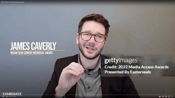 In this screengrab released on November 17, Presenter Joey Caverly