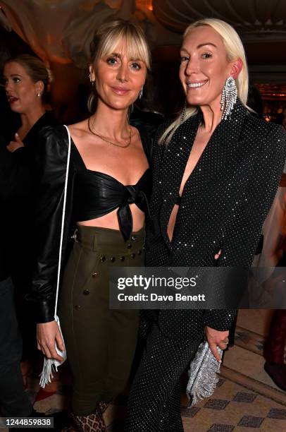 Lady Emily Compton and Olivia Buckingham attend Bacchanalia London's grand opening party on November 17, 2022 in London, England.
