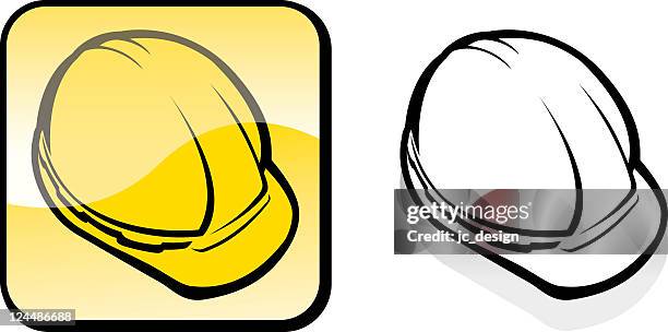 hard hat construction - construction hat stock illustrations