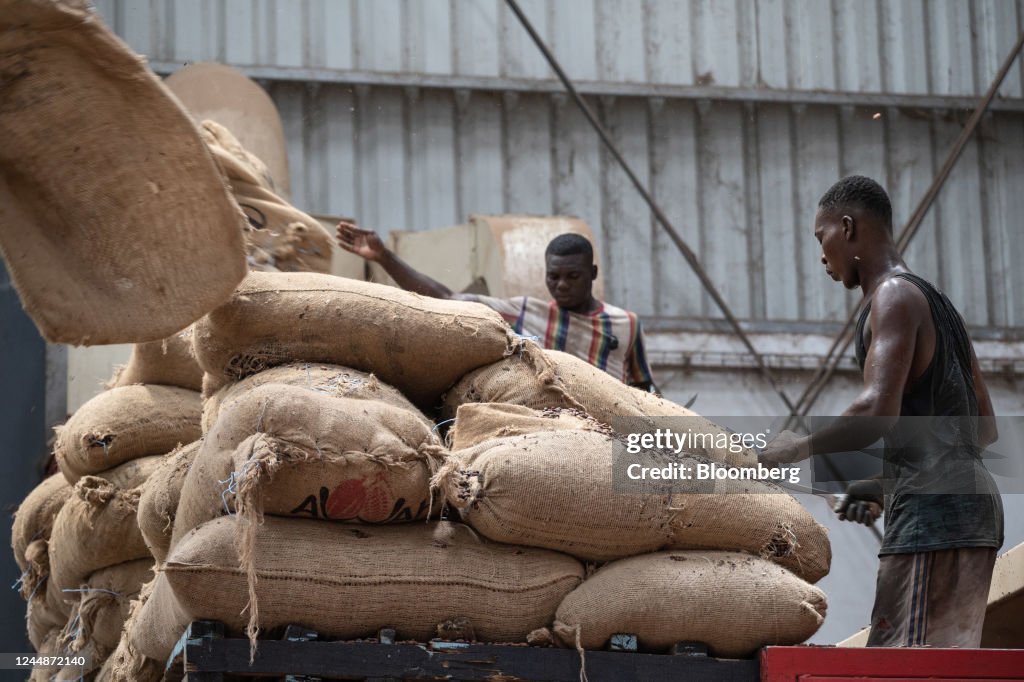 Operations at Awazen Cocoa Processing Plant