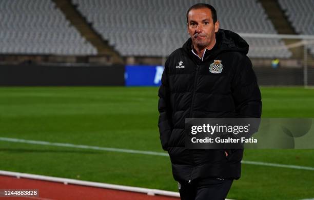 Petit of Boavista FC before the start of the Allianz Cup match between Belenenses SAD and Boavista FC at Estadio Nacional on November 18, 2022 in...