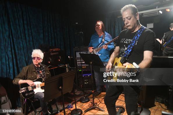 Rock Playing Ricky Musician Ricky Byrd performs with the rock campers for Rock N Roll ...