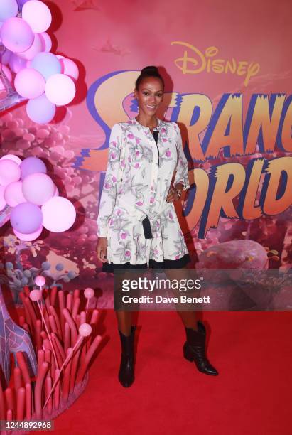 Judi Shekoni attends the Family Gala Screening of Disney's "Strange World" at The Picturehouse Central on November 19, 2022 in London, England.