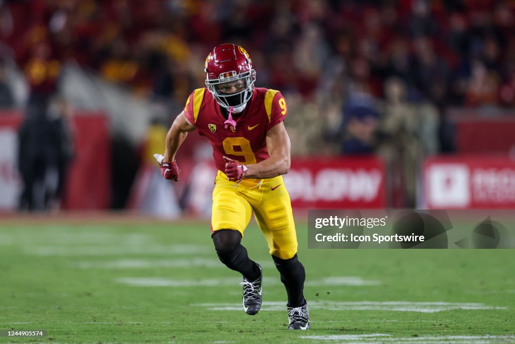 Mike Rae Usc USC Trojans wide receiver Michael Jackson III during a college... News ...