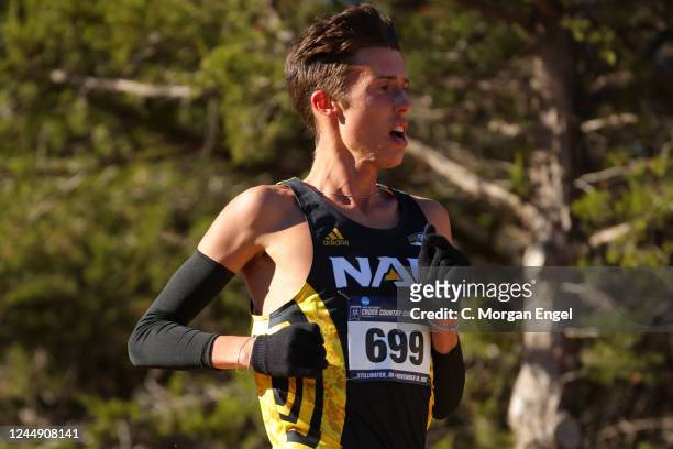 Nico Young of the Northern Arizona Lumberjacks competes during the Division I Mens Cross Country Championship on November 19, 2022 in Stillwater,...