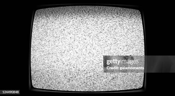 tv static - old tv static stock pictures, royalty-free photos & images