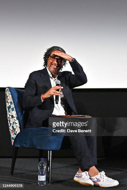 David Olusoga attends a special screening of 'Descendant' at the Picturehouse Central on November 19, 2022 in London, England.