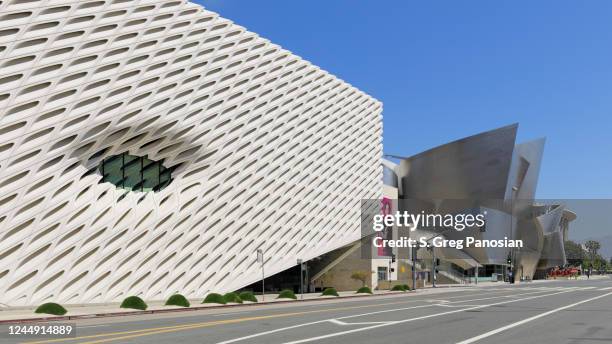 the broad - grand avenue - los angeles - los angeles county museum stock pictures, royalty-free photos & images