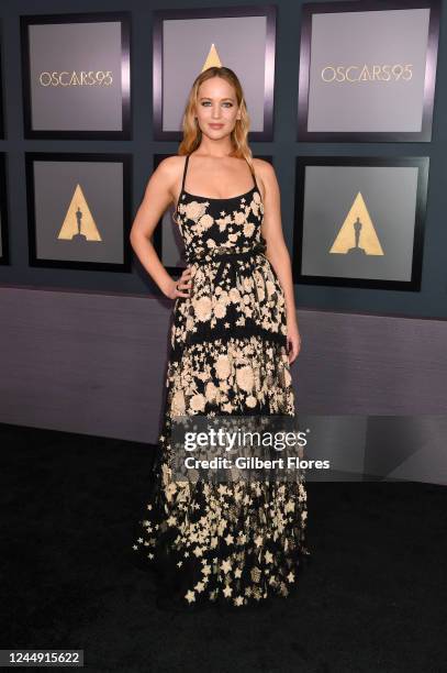 Jennifer Lawrence at the Academys 13th Governors Awards held at the Fairmont Century Plaza on November 19, 2022 in Los Angeles, California.