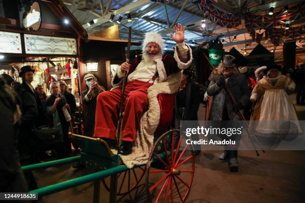 Great Dickens Christmas Fair opens its doors to visitors at the historic Cow Palace in south of San Francisco, in town of Brisbane, California,...