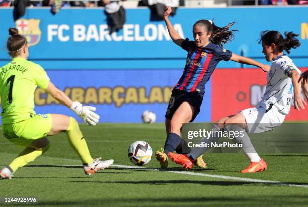 Bruna Vilamala during the match between FC Barcelona and Alaves Gloriosas, corresponding to the week 9 of the Liga F, played at the Joan Cruyff...