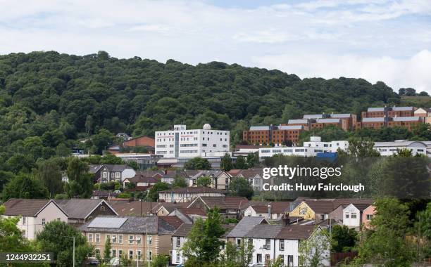 View of The University of South Wales and Treforest Village, where Tom Jones was born on 7 June 1940 and home to the club where he reportedly made...
