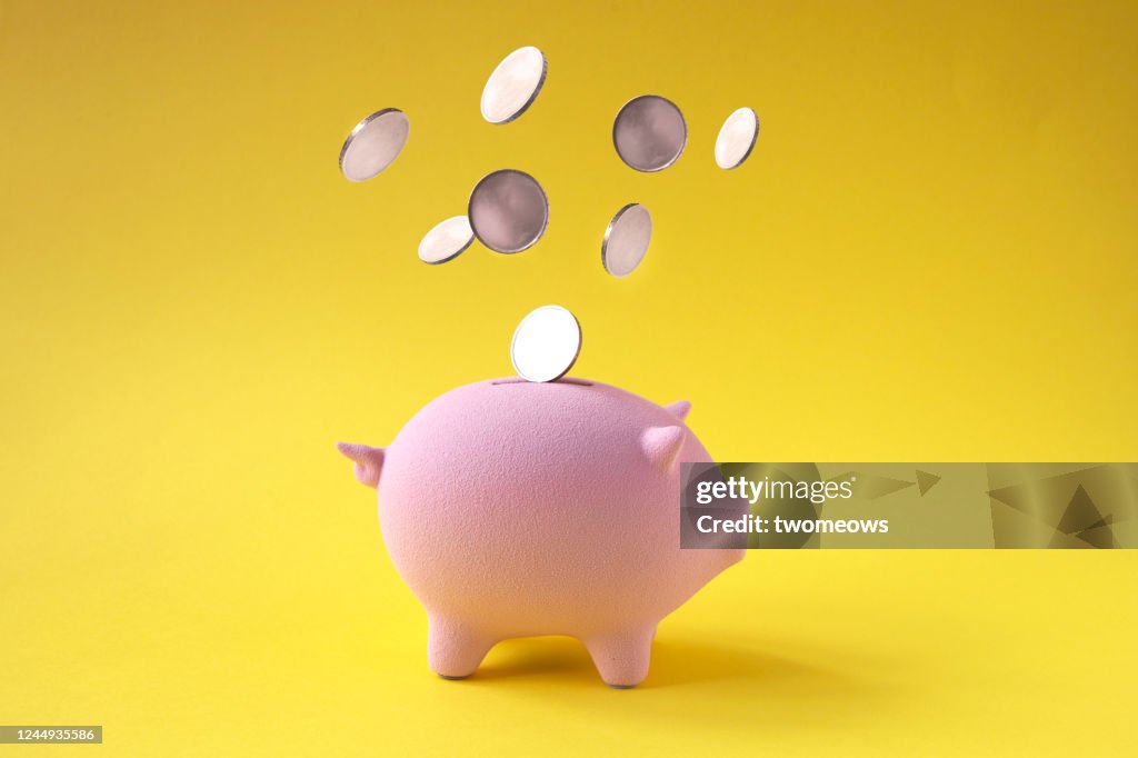 Financial aspiration still life image.