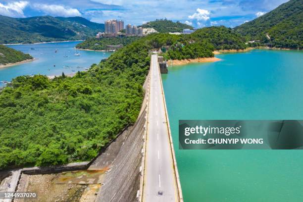 hong kong tai tam reservoir - tai tam country park stock pictures, royalty-free photos & images
