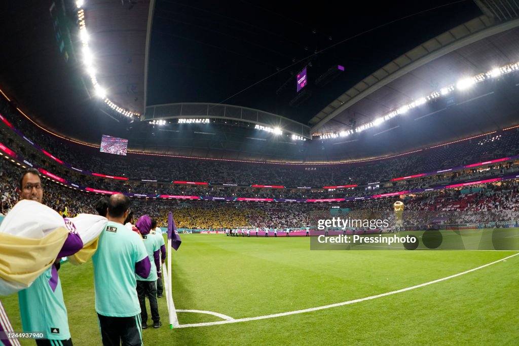 Qatar 2022 World Cup ceremony during the Qatar 2022 World Cup match  