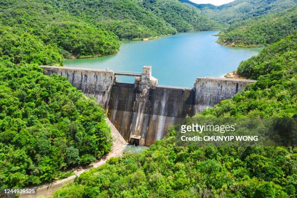 hong kong tai tam reservoir - china reservoir stock pictures, royalty-free photos & images
