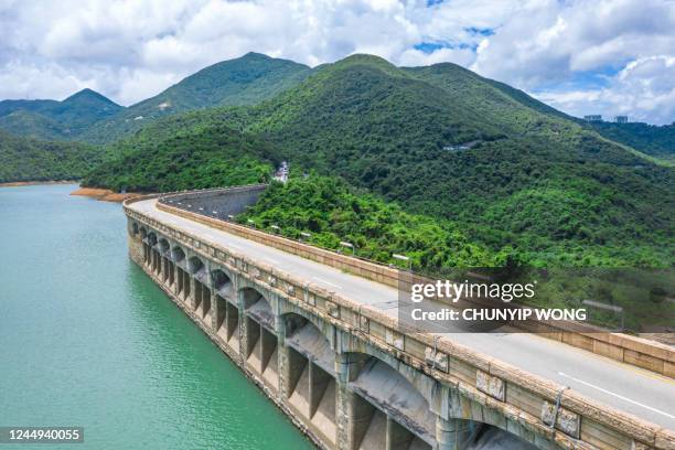 hong kong tai tam reservoir - tai tam country park stock pictures, royalty-free photos & images