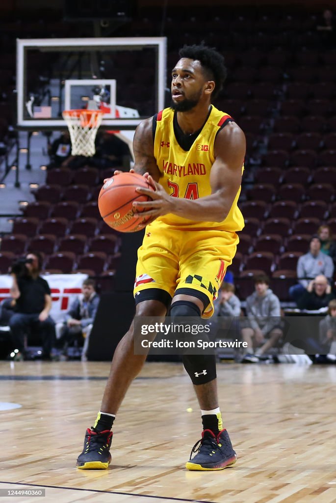 Donta Maryland Terrapins forward Donta Scott takes a three point shot... News ...