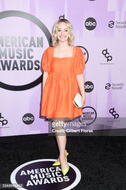 Kelli Erdmann at the 2022 American Music Awards held at the Microsoft Theater at L.A. Live on November 20, 2022 in Los Angeles, California.