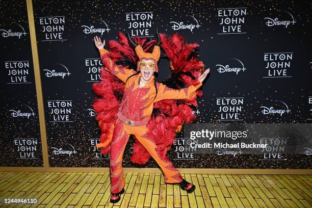 JoJo Siwa at Disney+'s Elton John Live: Farewell from Dodger Stadium Yellow Brick Road event held at Dodger Stadium on November 20, 2022 in Los...