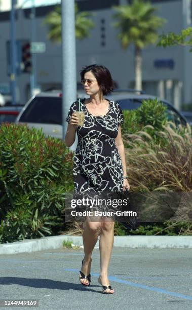 Catherine Bell is seen on March 08, 2003 in Los Angeles, California.