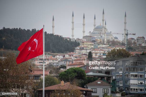 On 20 November Istanbul commuters took ferry boats across the Bosphorus Straits as cargo ships and shipping vessels transited the waters connecting...