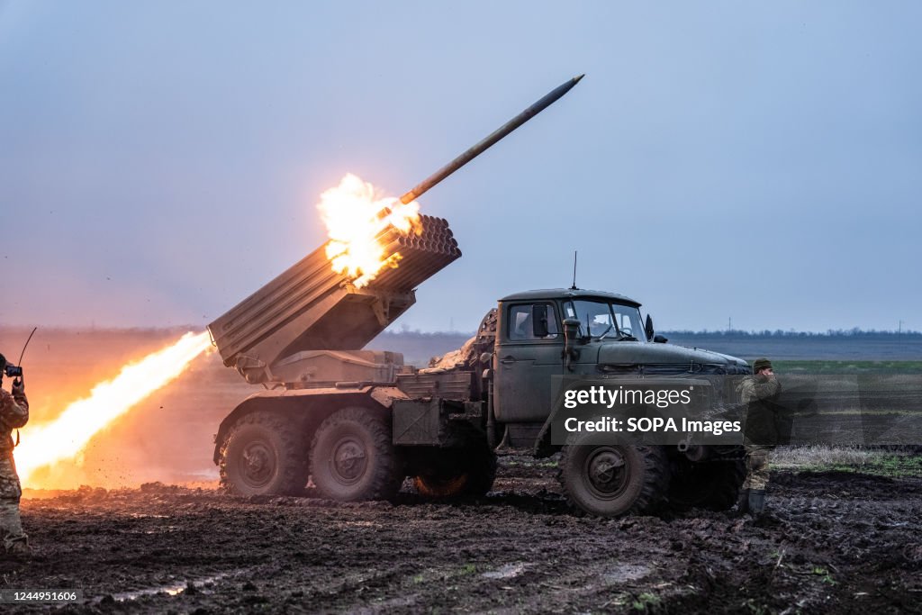 Wm Hmk Grad Grad multiple rocket launcher of the 10th Mountain Assault Brigade of ...