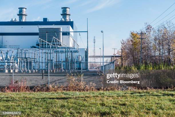 The TC Energy cogeneration power plant in Becancour, Quebec, Canada, on Thursday, Nov. 3, 2022. Becancour is drawing corporate giants to the...