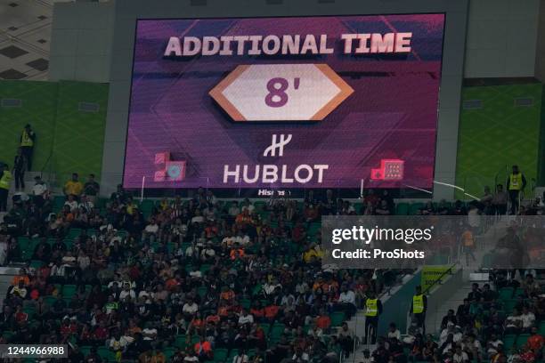 Al Thumama Stadium World Cup 2022 in Qatar game between Senegal and Netherlands, extra time 8 minutes - Photo by Icon sport during the FIFA World Cup...