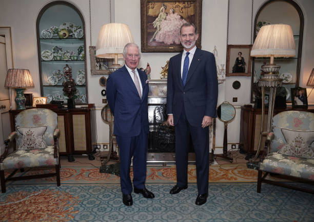 GBR: King Charles III Meets With King Felipe VI of Spain