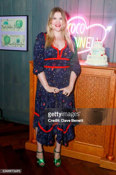 Emerald Fennell attends the Coco Fennell 10th anniversary dinner at The Ned on November 21, 2022 in London, England.