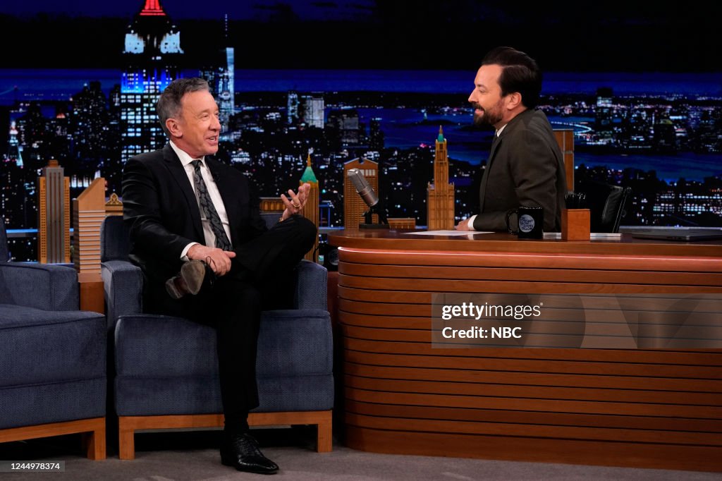 Fallon Allen Actor Tim Allen during an interview with host Jimmy Fallon on Monday ...