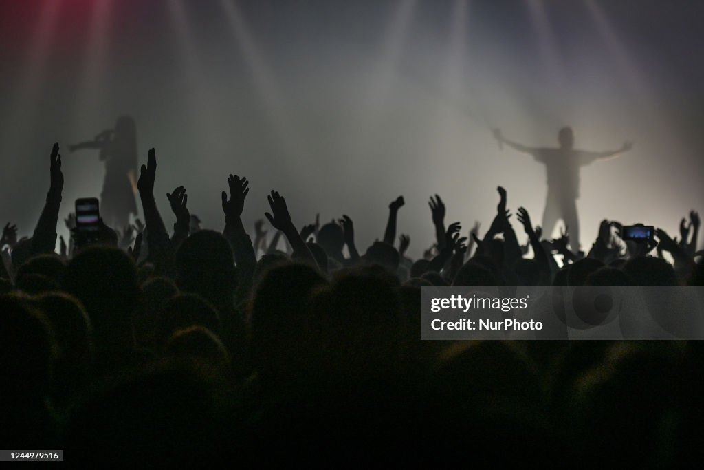 Russian Rave Kid Ilya Prusikin and Sonya Tayurskaya of Little Big, a Russian rave ...