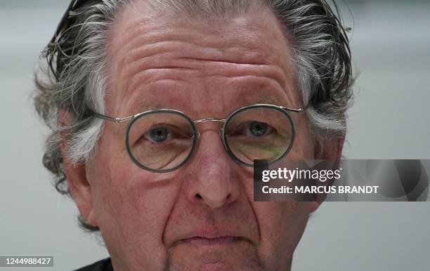 Attorney Christoph Rueckel, representative of five joint plaintiffs, is pictured before the continuation of a trial against defendant Irmgard F, a...