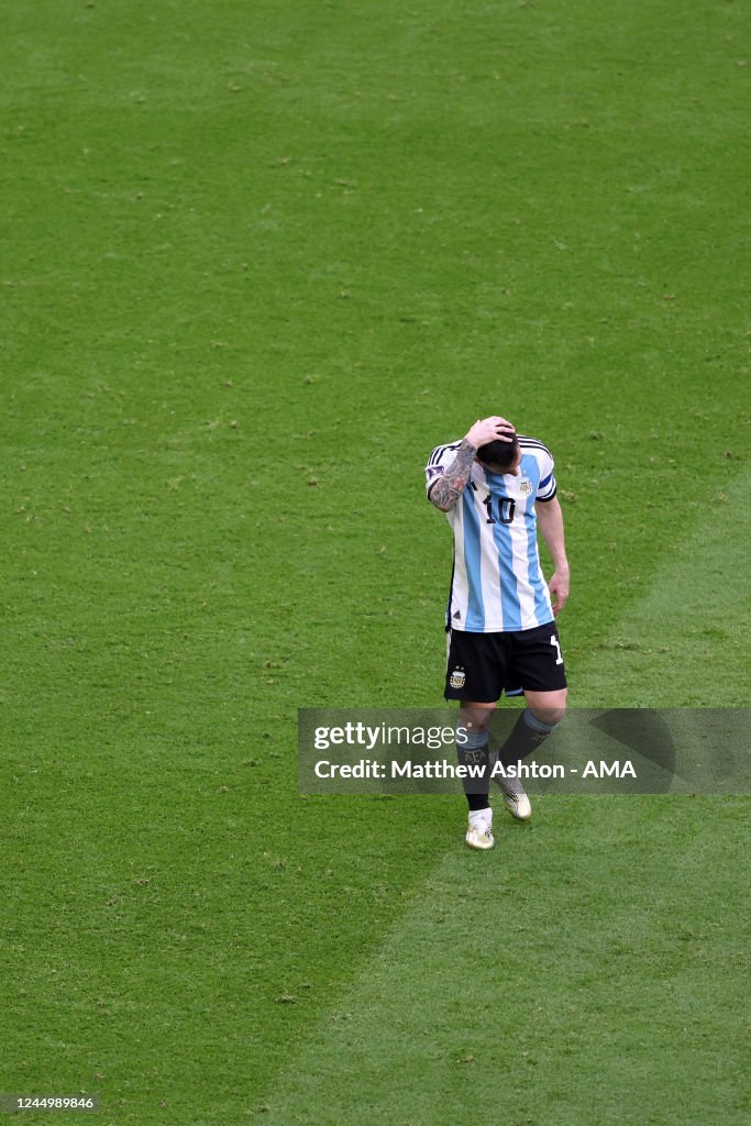 Argentina v Saudi Arabia: Group C - FIFA World Cup Qatar 2022