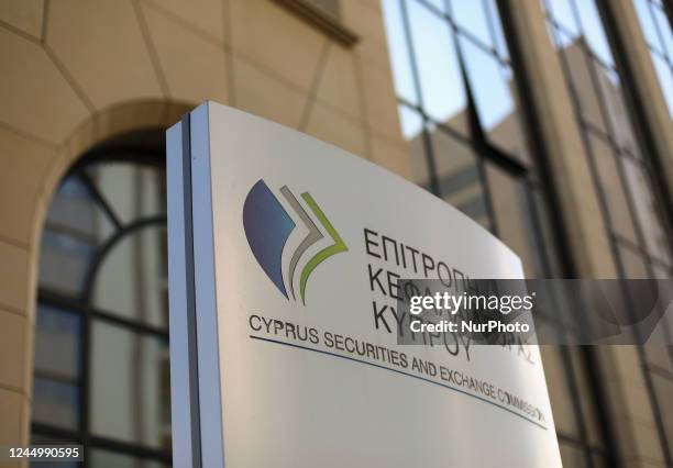 The building of the Cyprus Securities and Exchange Commission the morning hours in the center of the capital Nicosia. Cyprus, Tuesday, November 22,...