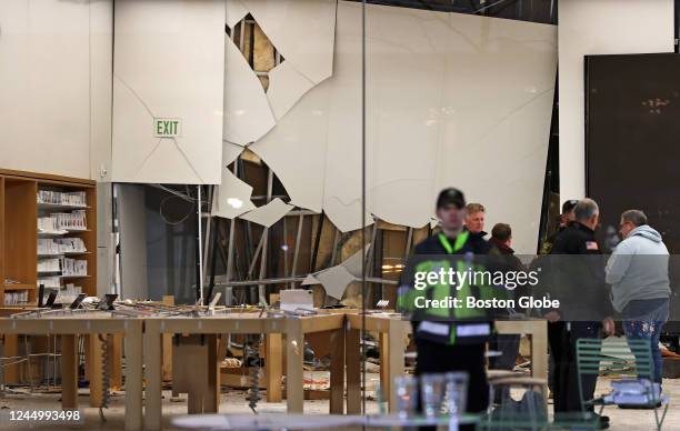 Hingham, MA An SUV crashed into the Apple store at Derby Street Shops. The incident left one dead and at least 19 injured. Bradley Rein of Hingham,...