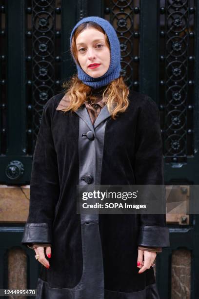 Singer Lourdes Hernandez, known by her stage name Russian Red poses during a portrait session in Madrid.
