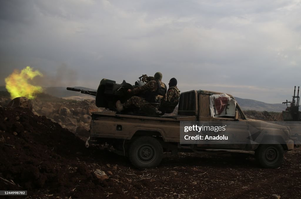 SNA conducts military drill in Afrin