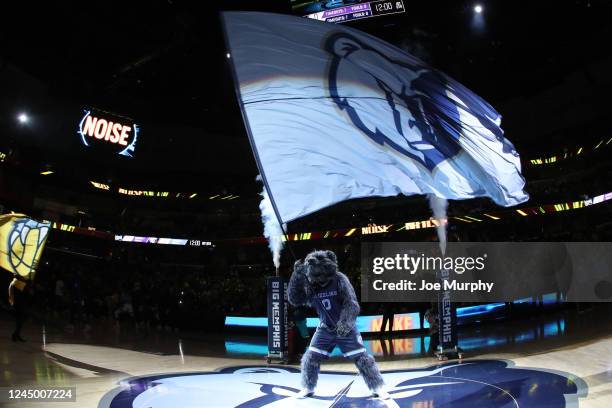 Memphis Grizzlies Mascot, Grizz prior to the game between the Sacramento Kings and the Memphis Grizzlies on November 22, 2022 at FedExForum in...