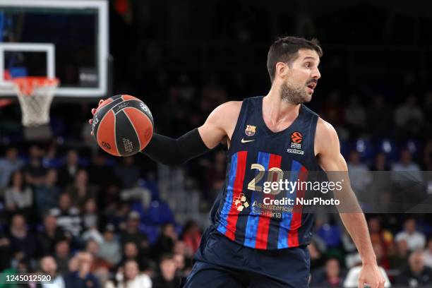 Nicolas Laprovittola during the match between FC Barcelona and KK Partizan Belgrade, corresponding to the week 9 of the Euroleague, played at the...