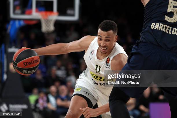 Dante Exum during the match between FC Barcelona and KK Partizan Belgrade, corresponding to the week 9 of the Euroleague, played at the Palau...