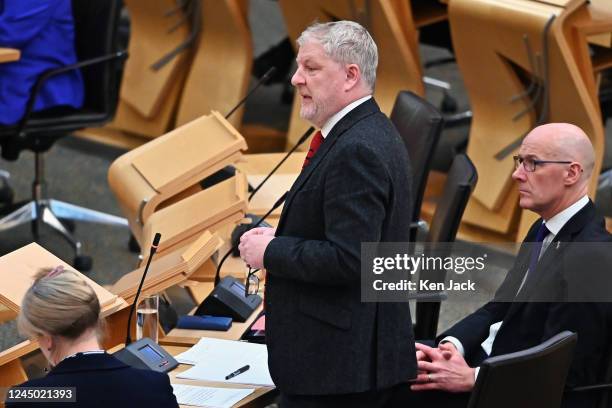 Constitution Secretary Angus Robertson responds to an Urgent Question in the Scottish Parliament on the Scottish Government's reaction to the...