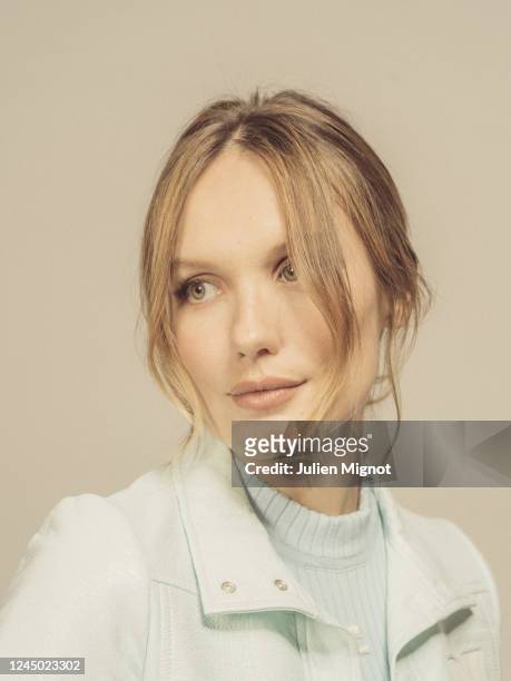 Actress Ana Girardot poses for a portrait on September 16, 2021 in Paris, France.